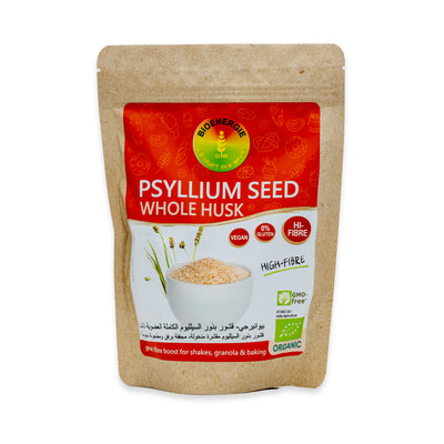 Organic Psyllium Seed Whole Husk flour 100g image 1