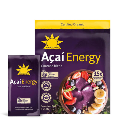 Organic Acai Energy 4X100g