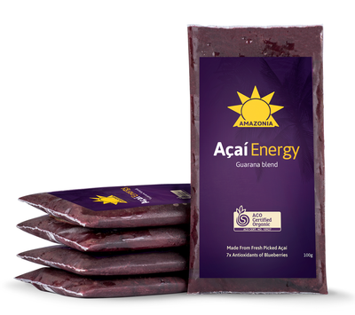 Organic Acai Energy 4X100g