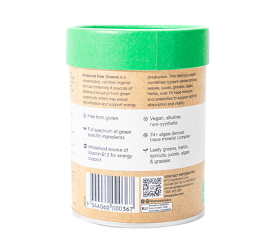 Organic Raw Prebiotic greens 120g