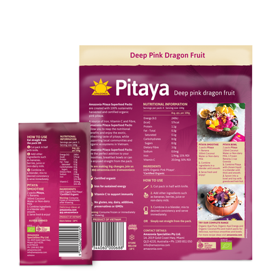 Organic Pink Pitaya (4X100g)