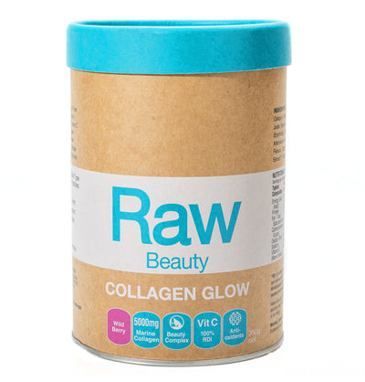 Organic Raw Collagen Glow Wild Berry 350g