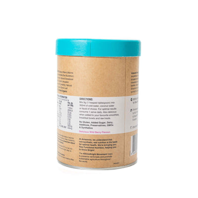 Organic Raw Collagen Glow Wild Berry 350g