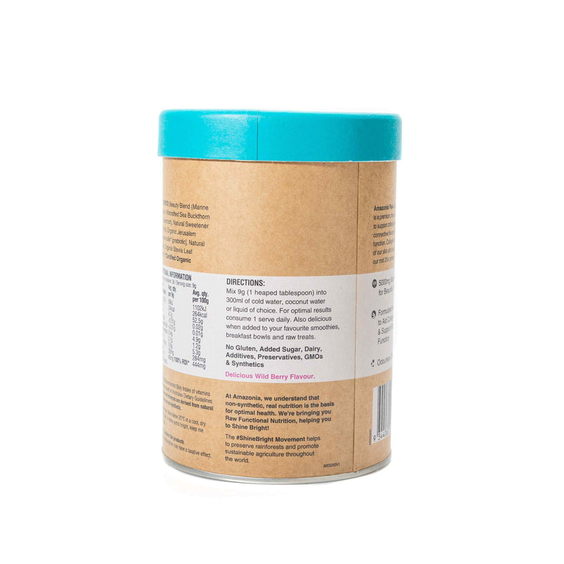 Organic Raw Collagen Glow Wild Berry 350g