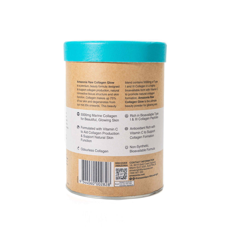 Organic Raw Collagen Glow Wild Berry 350g