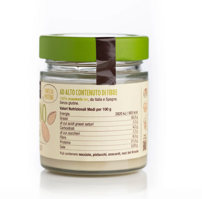 Organic Crunchy Peeled Almonds Paste Spread 180g