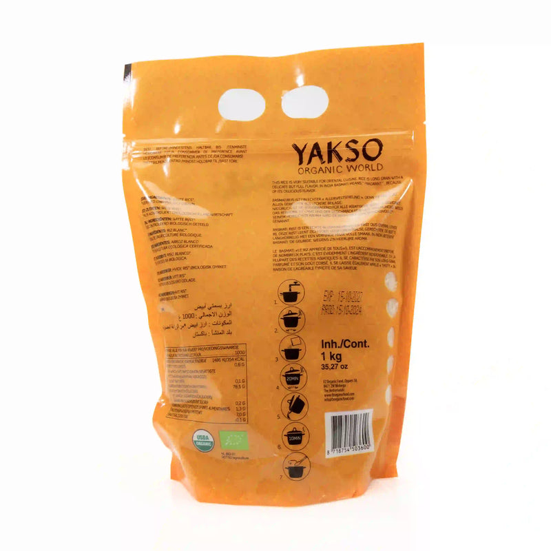 Organic Basmati white rice 1KG