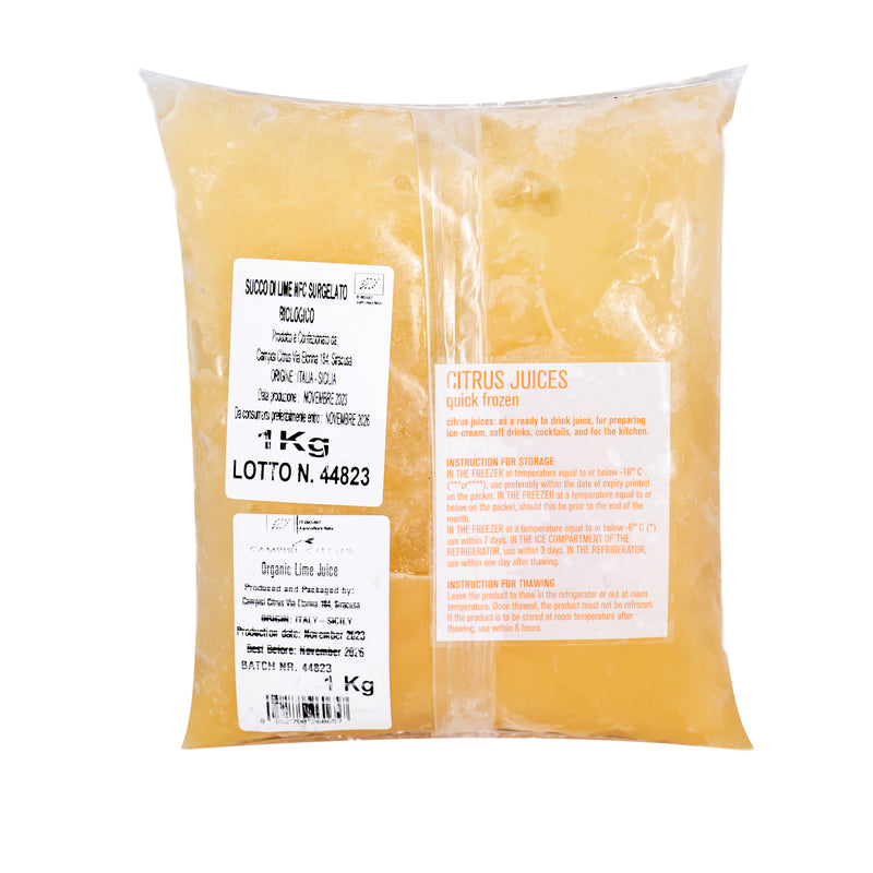 Organic Frozen Lime Juice 1kg