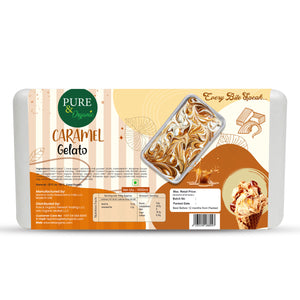 Organic Caramel Gelato box 500G