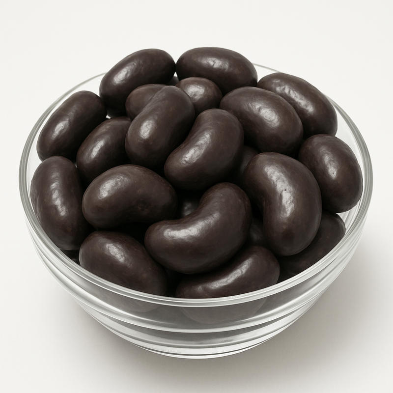 Organic Cashew Nuts Coated with Dark Chocolate