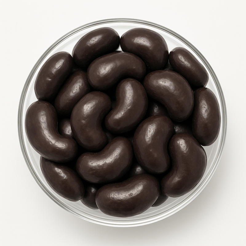 Organic Cashew Nuts Coated with Dark Chocolate