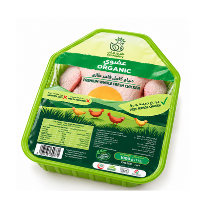 Organic Fresh Whole Chicken 1kg