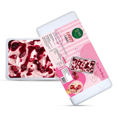 Cherry Gelato Made With Organic Ingredients