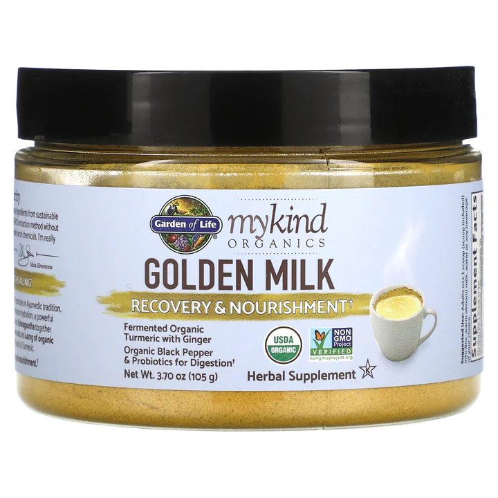 Garden Of Life, Mykind Organics Herbal Golden Milk, 3.7 Oz