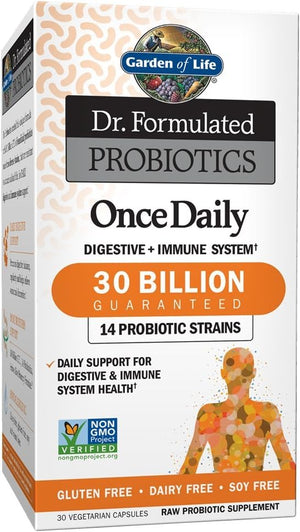 Garden of Life - DR FORMULATED PROBIOTICS ONCE DAILY 30 VEGICAPS