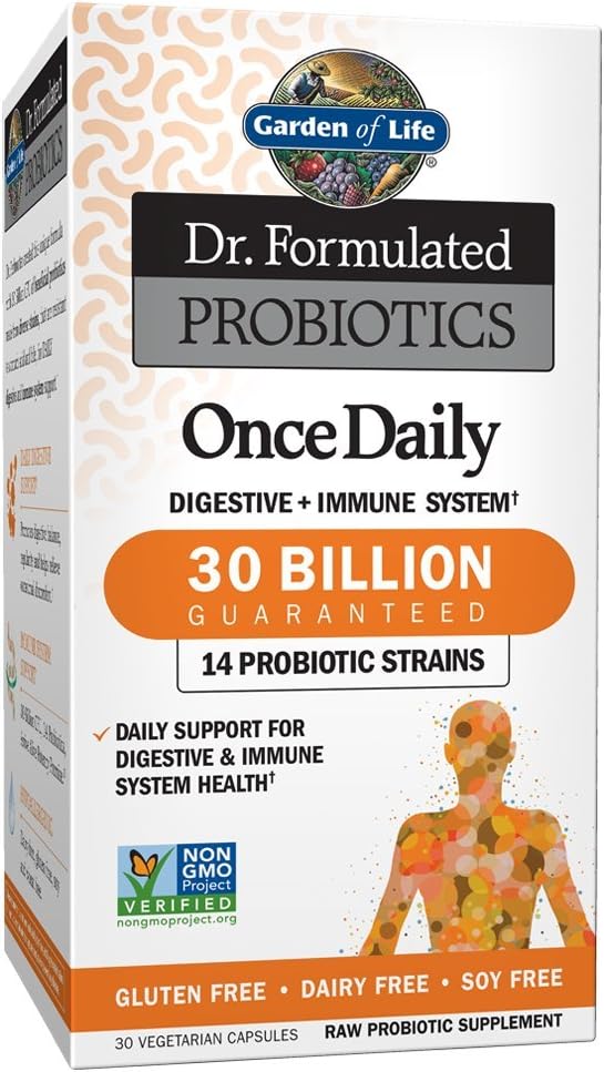 Garden of Life - DR FORMULATED PROBIOTICS ONCE DAILY 30 VEGICAPS