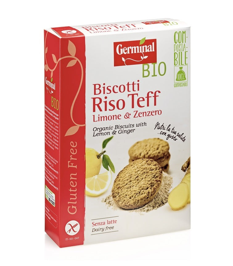 Organic Biscuits With Lemon & Ginger 250g