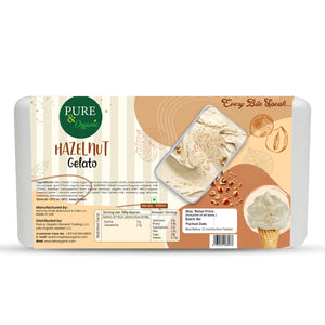 Organic Hazelnut Gelato box 500G