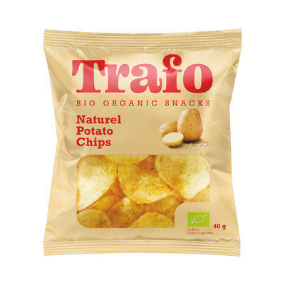 Trafo Organic Naturel Potato chips 40g