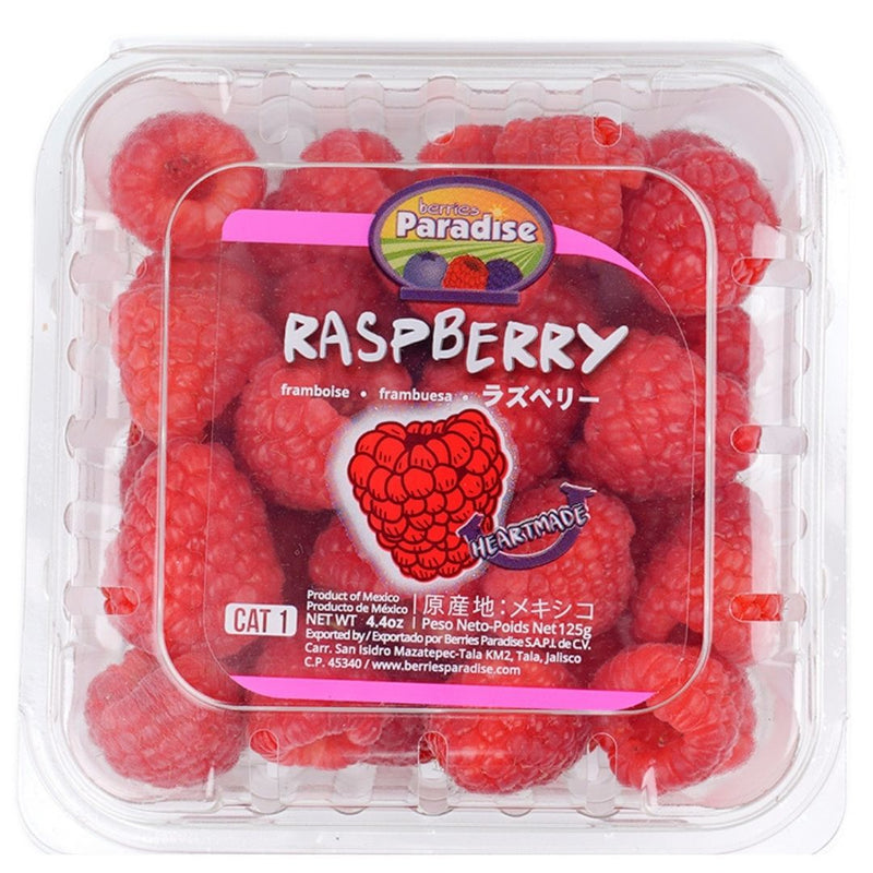 Organic Raspberries 125G
