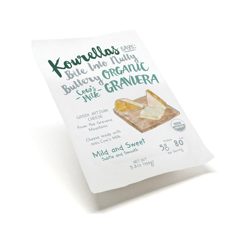 Organic Cow Graviera Cheese 150G