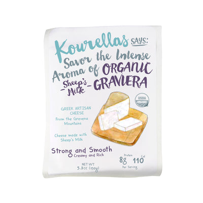 Organic Sheep Graviera Milk Cheese 150G