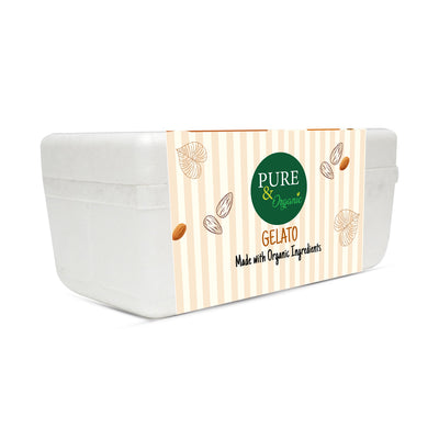 Organic Almond Gelato Box 500G
