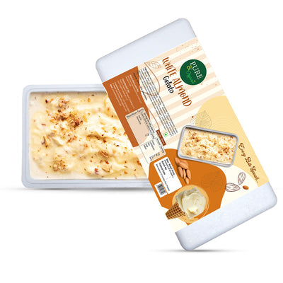 Organic Almond Gelato Box 500G