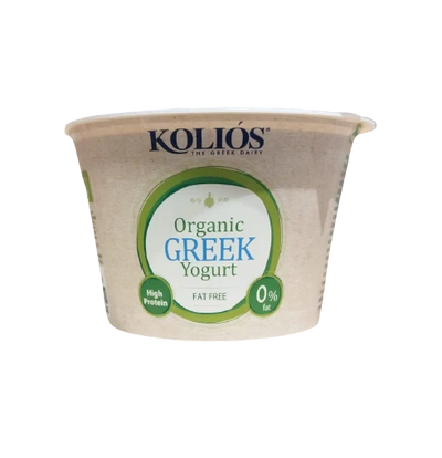 Organic Authentic Greek Bio Strained Yoghurt 0% Fat 150G
