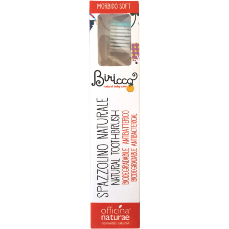 Organic Baby Toothbrush with Silver Coating 1Pc