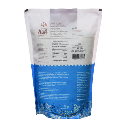 Organic Basmati Rice 1kg