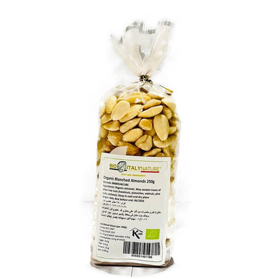 Organic Blanched Almonds 250g