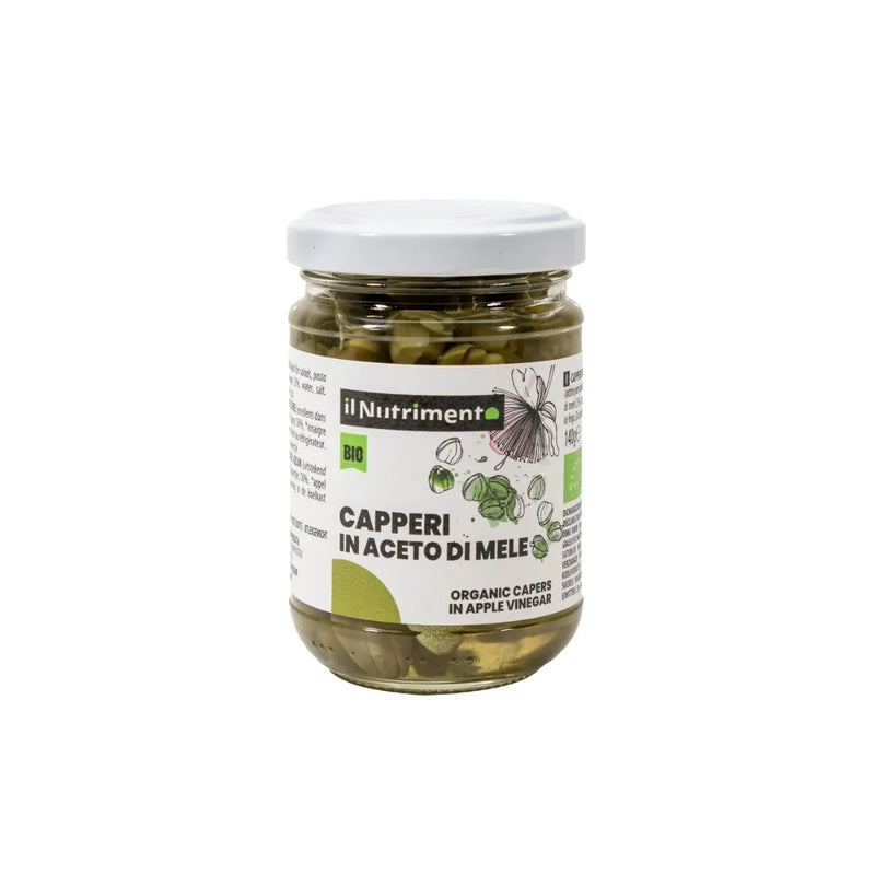 Organic Capers In Vinegar 140ml