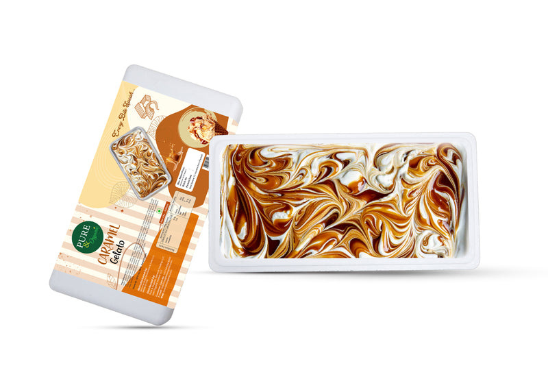 Organic Caramel Gelato box 500G