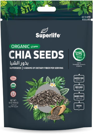 Organic Chia Seeds 454G