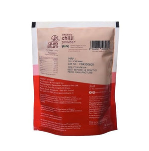 Organic Chilli Powder Hot 100g