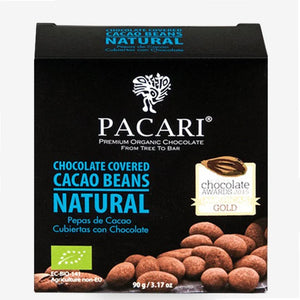  Organic Chocolate Covered Cacao Beans Natural (90g) 