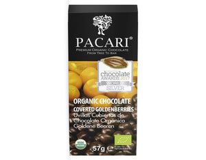 Organic Chocolate Covered Golden Berries 57g, Vegan