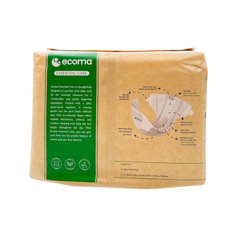 Organic  Essential Care Diapers Size 2