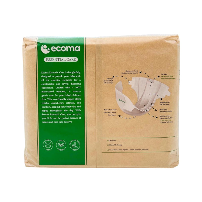 Organic  Essential Care Diapers Size 3