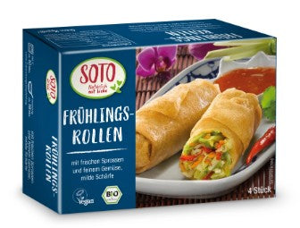Organic Frozen Spring Rolls 200g