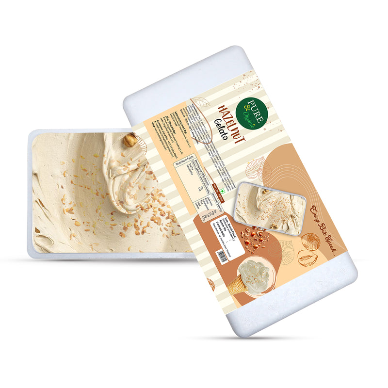 Organic Hazelnut Gelato box 500G