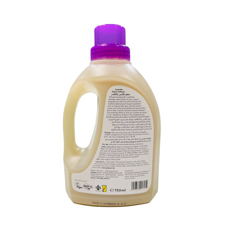 Organic Lavander Fabric Softener
