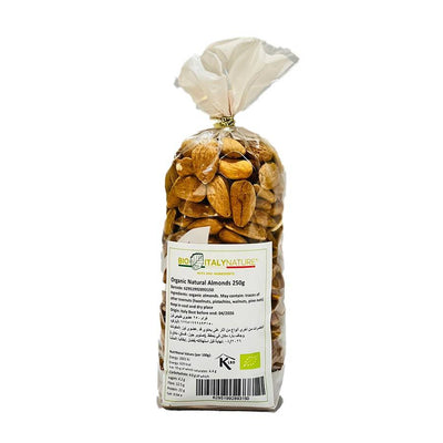 Organic Natural Almonds 250g