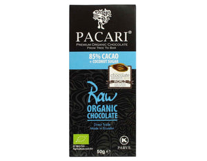 Organic Raw Chocolate 85% Cacao w/ Coconut Sugar 50g, Vegan