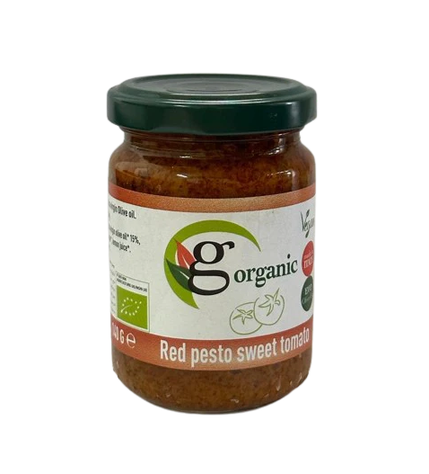 Organic Red Pesto Sweet Tomatoes 140g