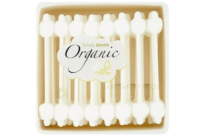 Organic Baby Safety Cotton Buds 60 Pcs image 1