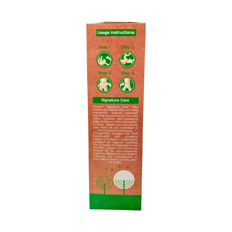 Organic  Signature Care Baby Diapers On the go Size Small 1 Piece