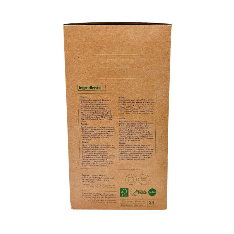 Organic Signature Care Diapers 24 Pcs XL