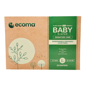 Organic Signature Care Diapers 26 Pcs L